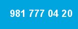 981 777 04 20